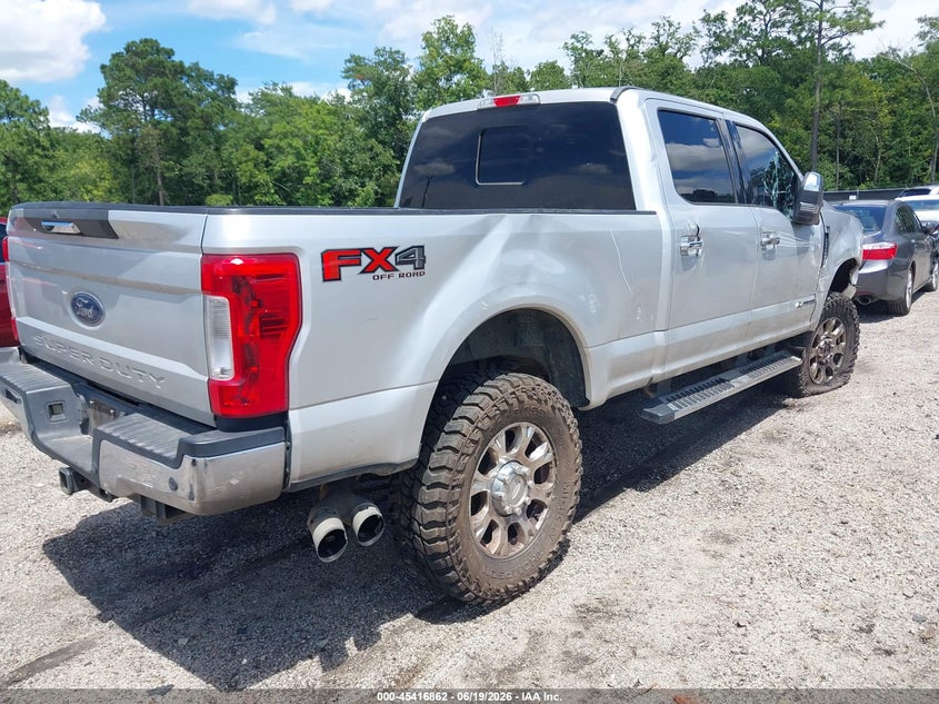2017 Ford F250 VIN 1FT7W2BT4HEE97410 IAAI salvage auction — RIGHT SIDE, Salvage Title, sold $7,000 on 2026-07-29 (photo 4)