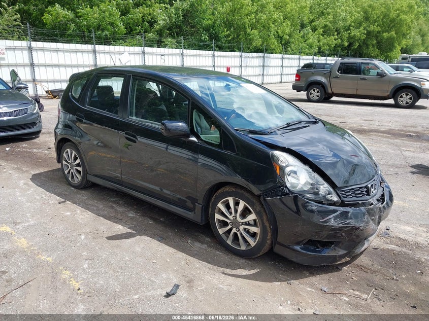 2012 Honda Fit VIN JHMGE8H54CC019246 IAAI salvage auction — FRONT END, Clear (Michigan), sold $1,250 on 2026-07-27 (photo 1)