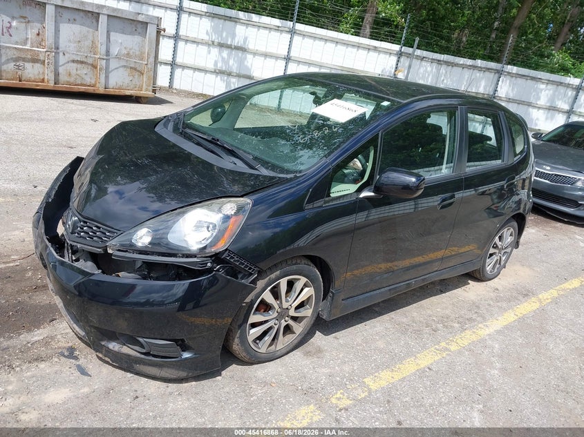 2012 Honda Fit VIN JHMGE8H54CC019246 IAAI salvage auction — FRONT END, Clear (Michigan), sold $1,250 on 2026-07-27 (photo 2)