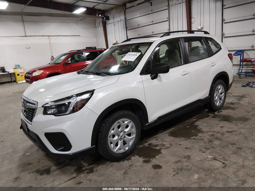 2021 Subaru Forester VIN JF2SKADC4MH442317 IAAI salvage auction — RIGHT FRONT, Salvage Title, sold $3,850 on 2026-07-28 (photo 2)
