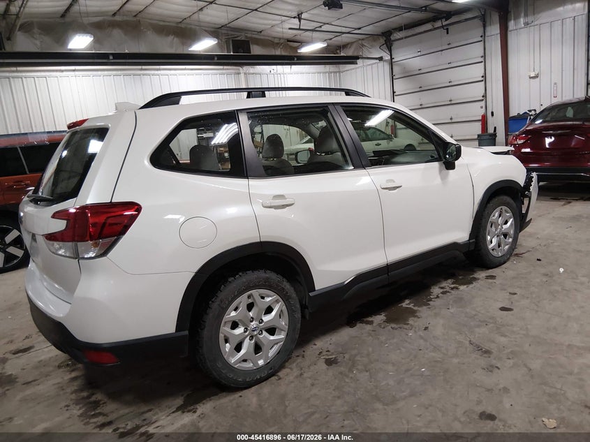 2021 Subaru Forester VIN JF2SKADC4MH442317 IAAI salvage auction — RIGHT FRONT, Salvage Title, sold $3,850 on 2026-07-28 (photo 4)