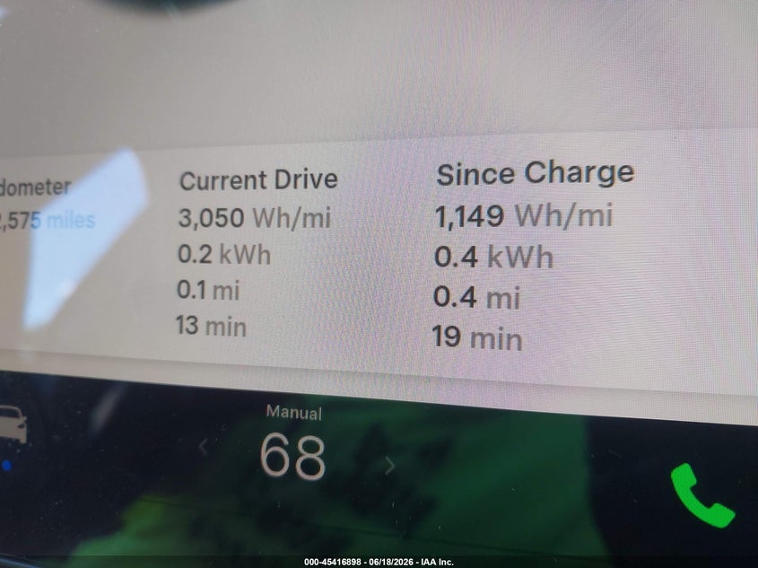 2018 Tesla Model 3 VIN 5YJ3E1EB6JF133668 IAAI salvage auction — FRONT END, Salvage Title, sold $6,100 on 2026-07-16 (photo 7)