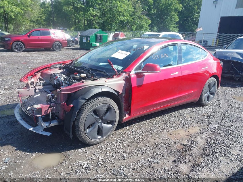 2018 Tesla Model 3 VIN 5YJ3E1EB6JF133668 IAAI salvage auction — FRONT END, Salvage Title, sold $6,100 on 2026-07-16 (photo 2)