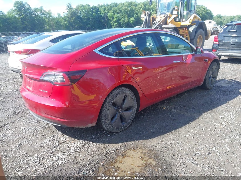 2018 Tesla Model 3 VIN 5YJ3E1EB6JF133668 IAAI salvage auction — FRONT END, Salvage Title, sold $6,100 on 2026-07-16 (photo 4)