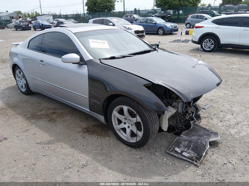 2004 Infiniti G35 VIN JNKCV54E14M800417 IAAI salvage auction — FRONT END, Salvage (Pennsylvania), sold $225 on 2026-07-31 (photo 1)