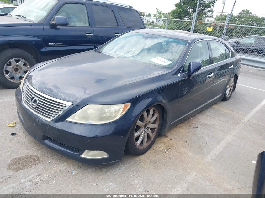 2008 Lexus Ls 460 VIN JTHGL46F385024492 IAAI salvage auction — NORMAL WEAR, Clear-Dealer Only (North Carolina), sold $875 on 2026-07-27 (photo 2)