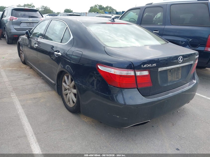 2008 Lexus Ls 460 VIN JTHGL46F385024492 IAAI salvage auction — NORMAL WEAR, Clear-Dealer Only (North Carolina), sold $875 on 2026-07-27 (photo 3)