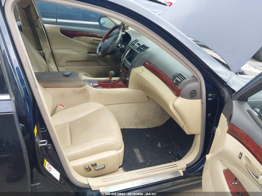 2008 Lexus Ls 460 VIN JTHGL46F385024492 IAAI salvage auction — NORMAL WEAR, Clear-Dealer Only (North Carolina), sold $875 on 2026-07-27 (photo 5)