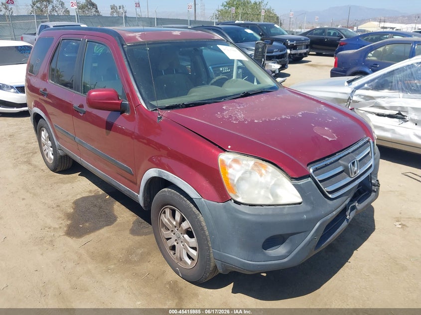 2006 Honda Cr-v VIN JHLRD68876C027795 IAAI salvage auction — FRONT END, Salvage (California), sold $825 on 2026-07-22 (photo 1)