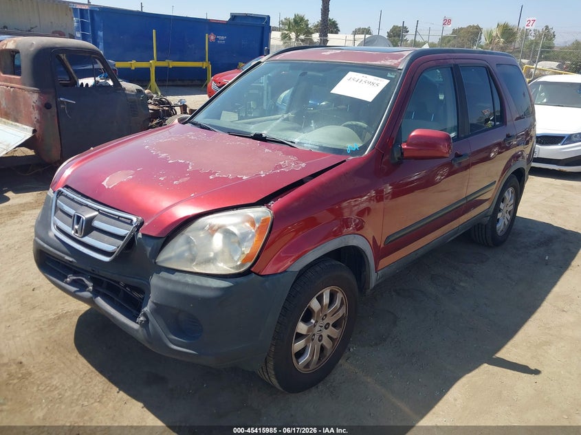 2006 Honda Cr-v VIN JHLRD68876C027795 IAAI salvage auction — FRONT END, Salvage (California), sold $825 on 2026-07-22 (photo 2)