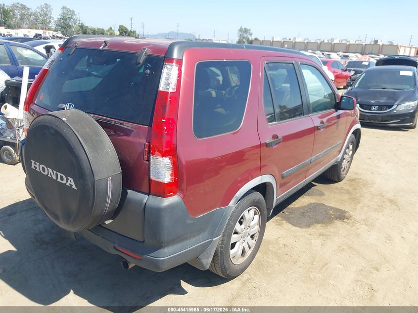 2006 Honda Cr-v VIN JHLRD68876C027795 IAAI salvage auction — FRONT END, Salvage (California), sold $825 on 2026-07-22 (photo 4)