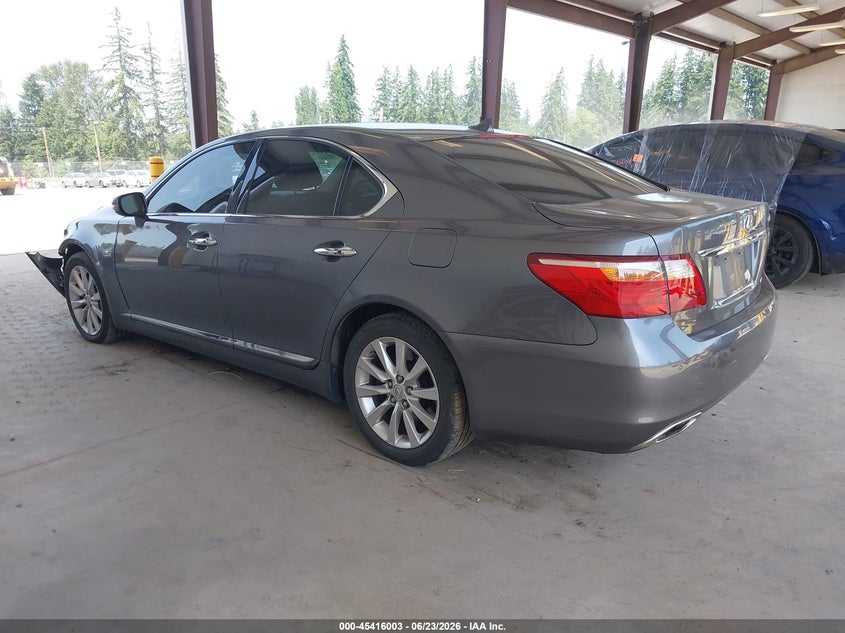 2012 Lexus Ls VIN JTHCL5EF4C5013550 IAAI salvage auction — LEFT FRONT, Bill Of Sale (Washington), sold $1,675 on 2026-07-29 (photo 3)
