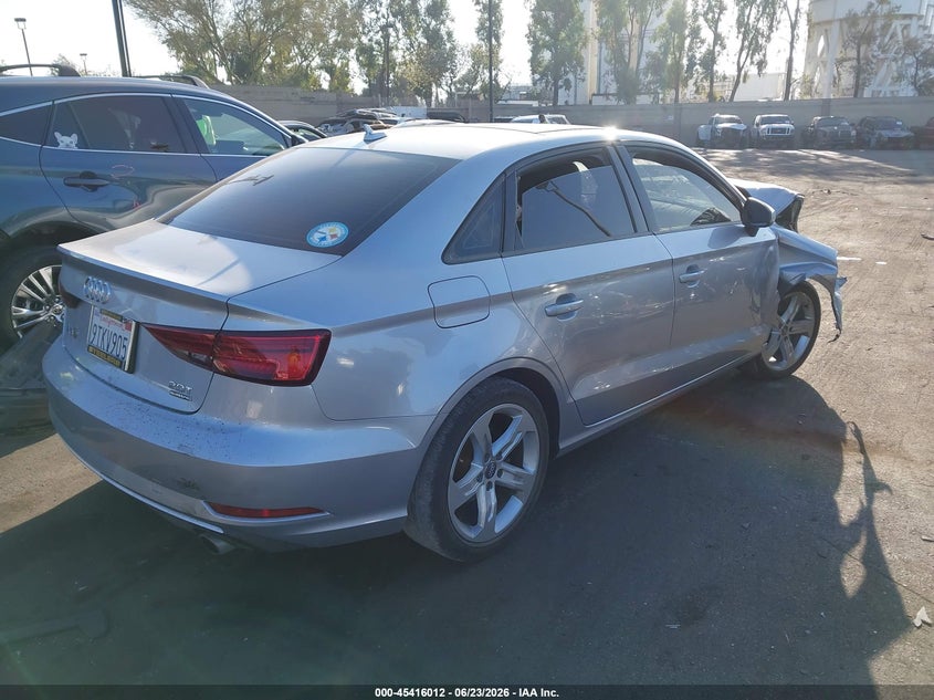 2018 Audi A3 VIN WAUB8GFFXJ1044960 IAAI salvage auction — FRONT END, Salvage Certificate (California), sold $200 on 2026-07-24 (photo 4)
