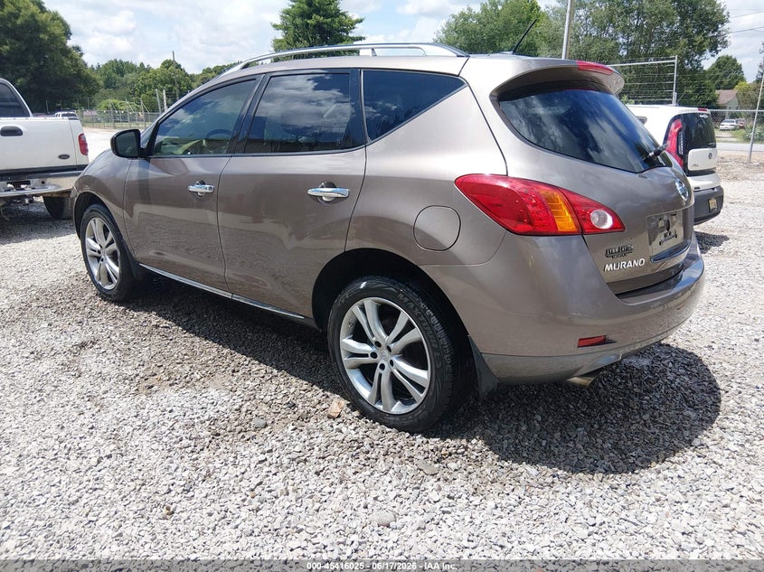 2009 Nissan Murano VIN JN8AZ18W19W213028 IAAI salvage auction — FRONT END, Clear (Alabama), sold $350 on 2026-07-13 (photo 3)