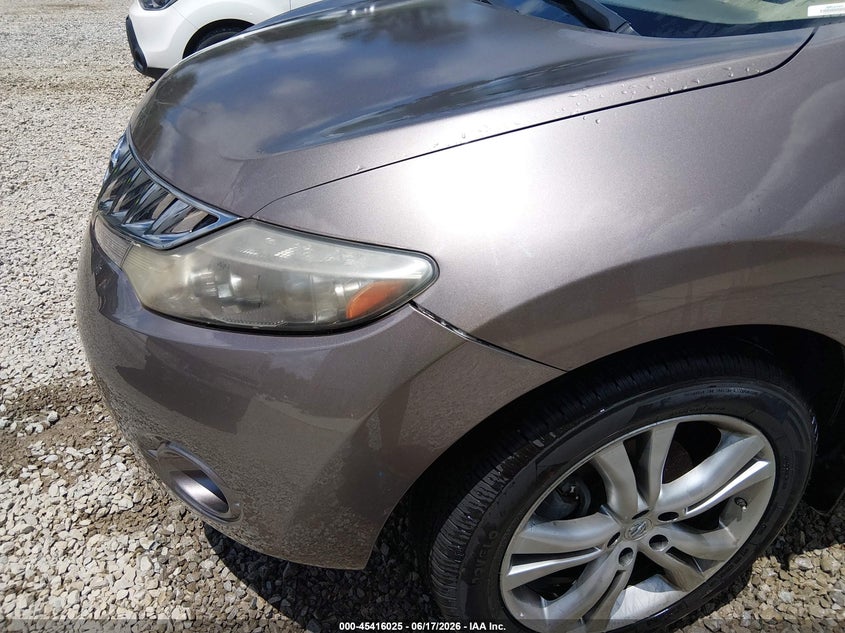 2009 Nissan Murano VIN JN8AZ18W19W213028 IAAI salvage auction — FRONT END, Clear (Alabama), sold $350 on 2026-07-13 (photo 6)