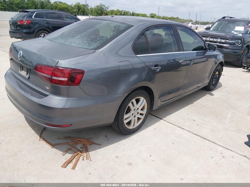 2017 Volkswagen Jetta VIN 3VW2B7AJXHM206189 IAAI salvage auction — FRONT END, Salvage (Texas), sold $1,650 on 2026-07-10 (photo 4)