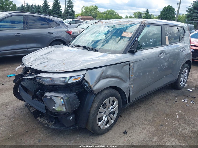 2022 Kia Soul VIN KNDJ23AU0N7808574 IAAI salvage auction — ALL OVER, Scrap (Michigan), sold $375 on 2026-07-23 (photo 2)