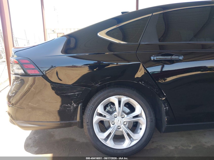 2025 Honda Accord VIN 1HGCY1F29SA075220 IAAI salvage auction — REAR END, Salvage Title, sold $7,600 on 2026-07-28 (photo 6)