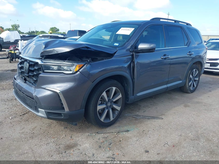 2025 Honda Pilot VIN 5FNYG2H77SB022738 IAAI salvage auction — FRONT END, Salvage Title, sold $11,600 on 2026-09-02 (photo 2)