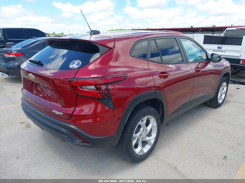 2024 Chevrolet Trax VIN KL77LFE22RC111340 IAAI salvage auction — LEFT SIDE, Salvage Title, sold $7,000 on 2026-07-30 (photo 4)