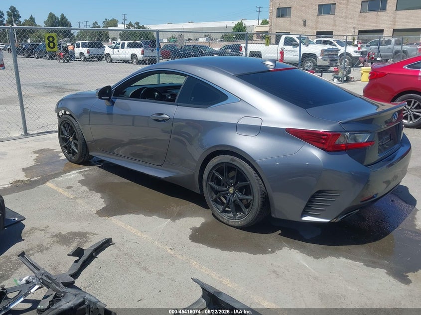2016 Lexus Rc VIN JTHHA5BC7G5003221 IAAI salvage auction — FRONT END, Salvage (California), sold $7,575 on 2026-08-31 (photo 3)