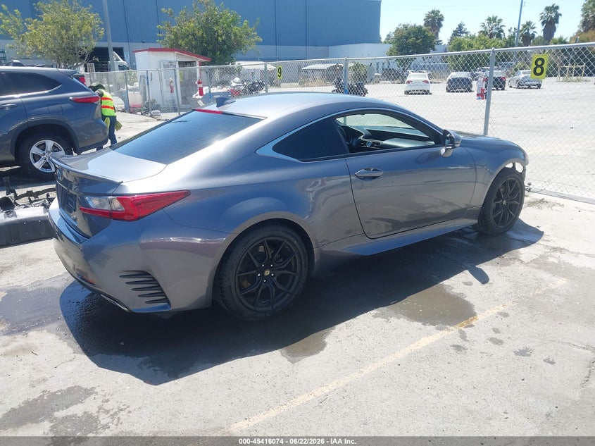 2016 Lexus Rc VIN JTHHA5BC7G5003221 IAAI salvage auction — FRONT END, Salvage (California), sold $7,575 on 2026-08-31 (photo 4)