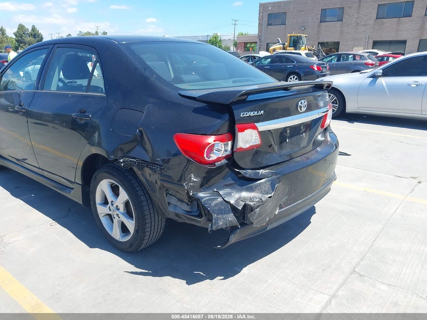 2012 Toyota Corolla VIN 5YFBU4EE3CP045484 IAAI salvage auction — LEFT REAR, Salvage (California), sold $1,750 on 2026-07-06 (photo 6)
