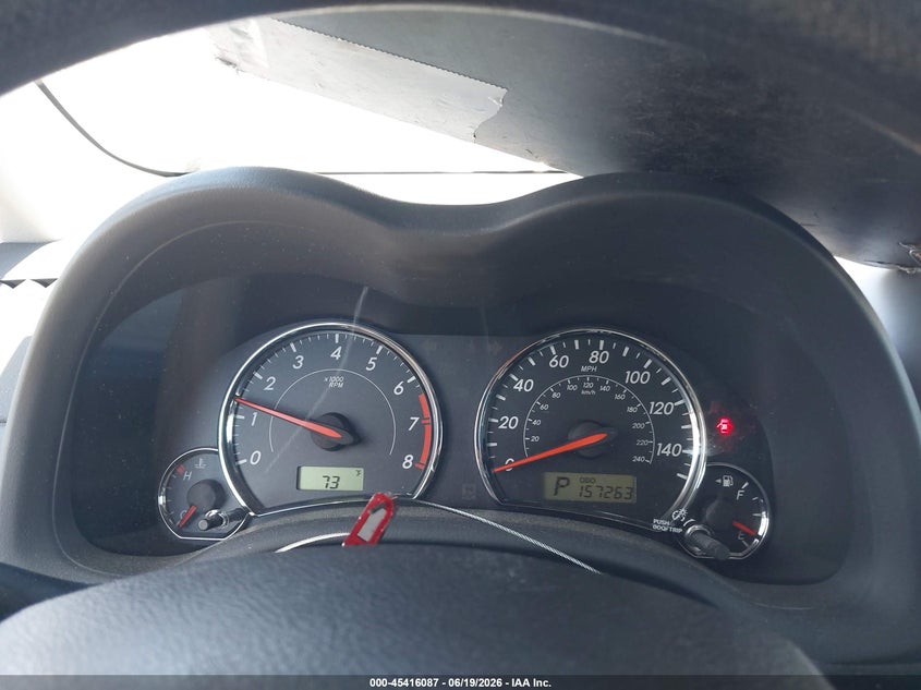 2012 Toyota Corolla VIN 5YFBU4EE3CP045484 IAAI salvage auction — LEFT REAR, Salvage (California), sold $1,750 on 2026-07-06 (photo 7)