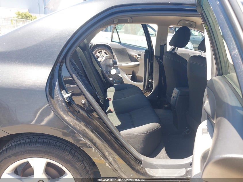 2012 Toyota Corolla VIN 5YFBU4EE3CP045484 IAAI salvage auction — LEFT REAR, Salvage (California), sold $1,750 on 2026-07-06 (photo 8)