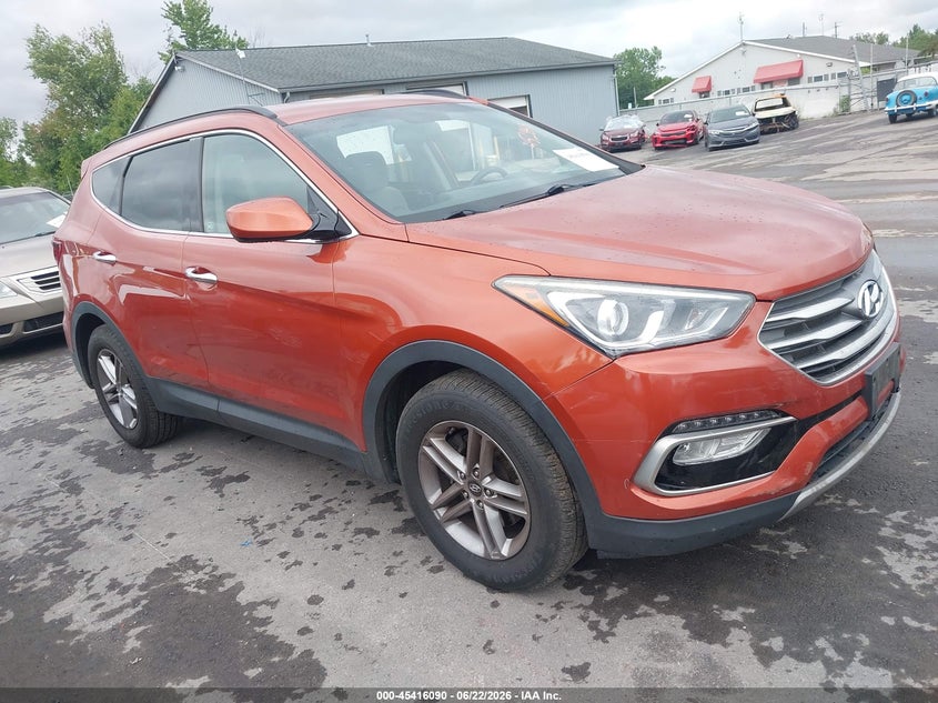2017 Hyundai Santa fe VIN 5XYZUDLB9HG452843 IAAI salvage auction — LEFT SIDE, Salvage (Ohio), sold $2,200 on 2026-07-14 (photo 1)