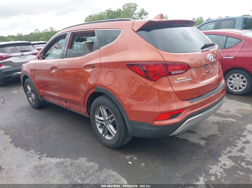 2017 Hyundai Santa fe VIN 5XYZUDLB9HG452843 IAAI salvage auction — LEFT SIDE, Salvage (Ohio), sold $2,200 on 2026-07-14 (photo 3)