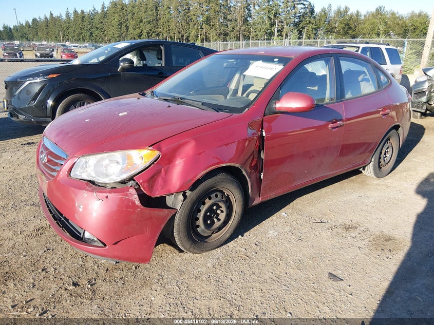 2010 Hyundai Elantra VIN KMHDU4AD5AU141084 IAAI salvage auction — FRONT END, Bill Of Sale (Washington), sold $250 on 2026-07-08 (photo 2)