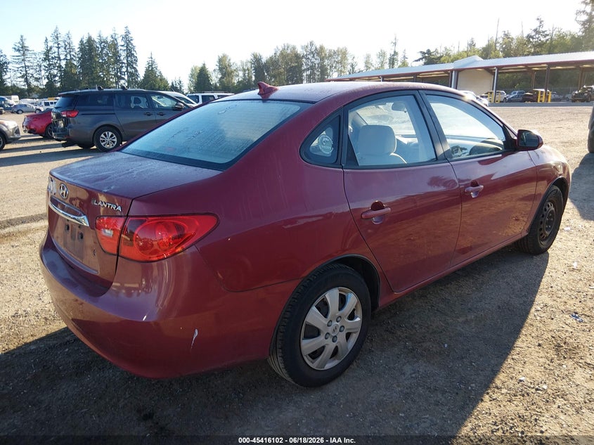2010 Hyundai Elantra VIN KMHDU4AD5AU141084 IAAI salvage auction — FRONT END, Bill Of Sale (Washington), sold $250 on 2026-07-08 (photo 4)