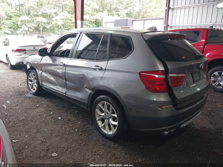 2013 BMW X3 VIN 5UXWX7C5XDL983259 IAAI salvage auction — FRONT & REAR, Clear (Virginia), sold $825 on 2026-07-22 (photo 3)