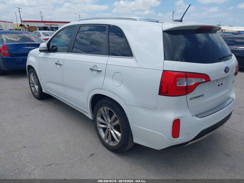 2015 Kia Sorento VIN 5XYKW4A7XFG575199 IAAI salvage auction — NORMAL WEAR, Original (Texas), sold $1,950 on 2026-07-06 (photo 3)