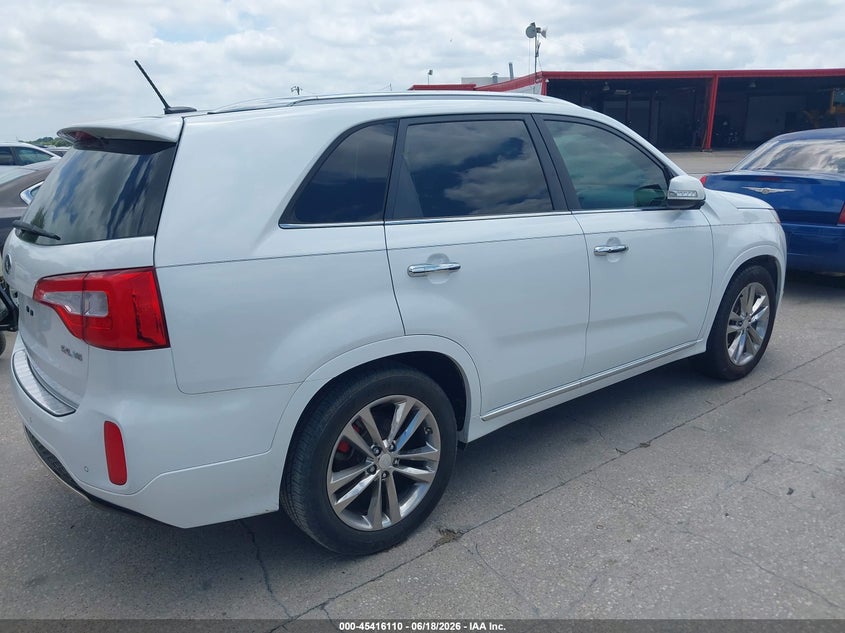 2015 Kia Sorento VIN 5XYKW4A7XFG575199 IAAI salvage auction — NORMAL WEAR, Original (Texas), sold $1,950 on 2026-07-06 (photo 4)