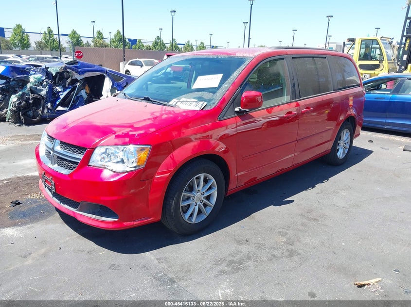 2013 Dodge VIN 2C4RDGCG1DR820693 IAAI salvage auction — REAR END, Salvage Title, sold $1,550 on 2026-07-10 (photo 2)