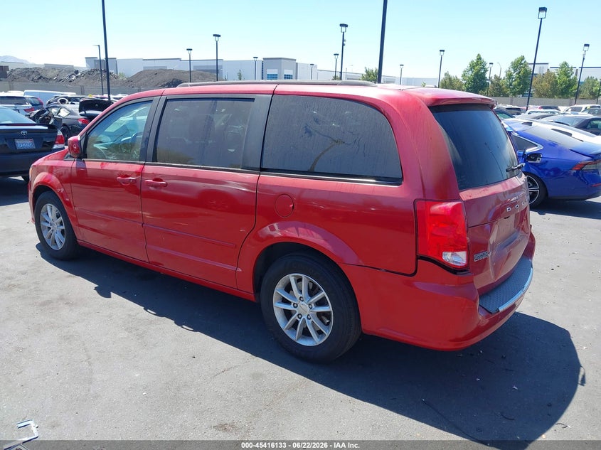 2013 Dodge VIN 2C4RDGCG1DR820693 IAAI salvage auction — REAR END, Salvage Title, sold $1,550 on 2026-07-10 (photo 3)