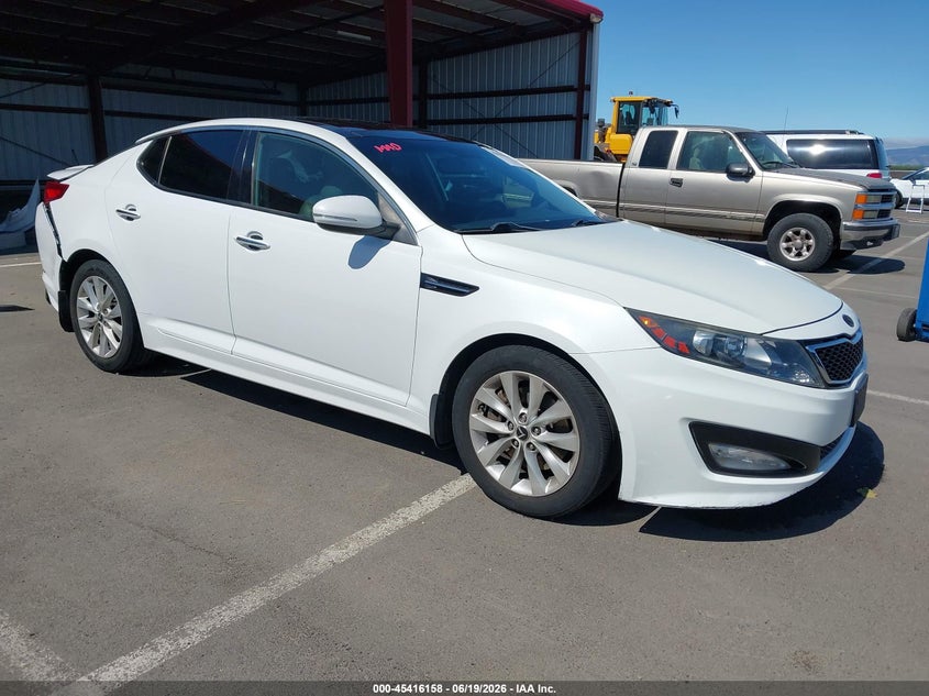 2013 Kia Optima VIN 5XXGR4A61DG127441 IAAI salvage auction — REAR END, Salvage (California), sold $1,350 on 2026-07-07 (photo 1)