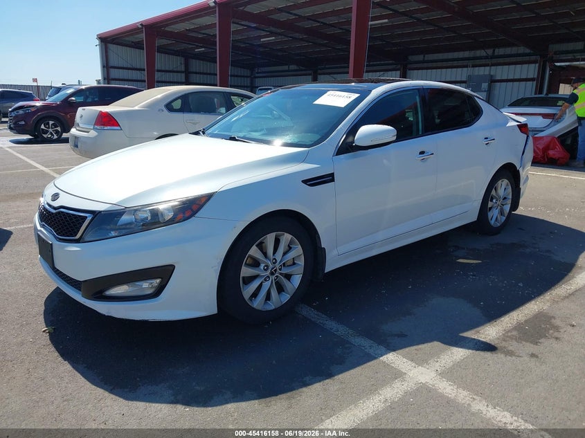 2013 Kia Optima VIN 5XXGR4A61DG127441 IAAI salvage auction — REAR END, Salvage (California), sold $1,350 on 2026-07-07 (photo 2)