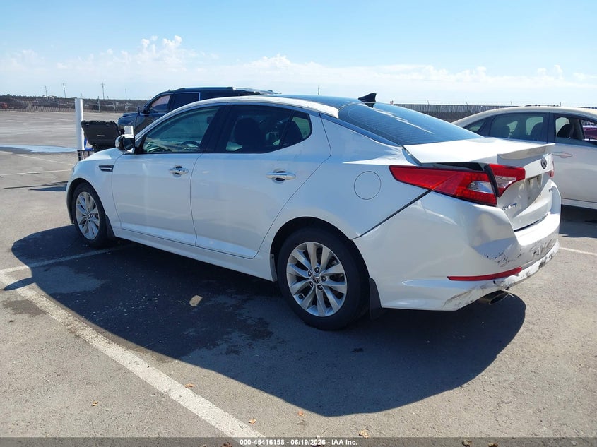 2013 Kia Optima VIN 5XXGR4A61DG127441 IAAI salvage auction — REAR END, Salvage (California), sold $1,350 on 2026-07-07 (photo 3)