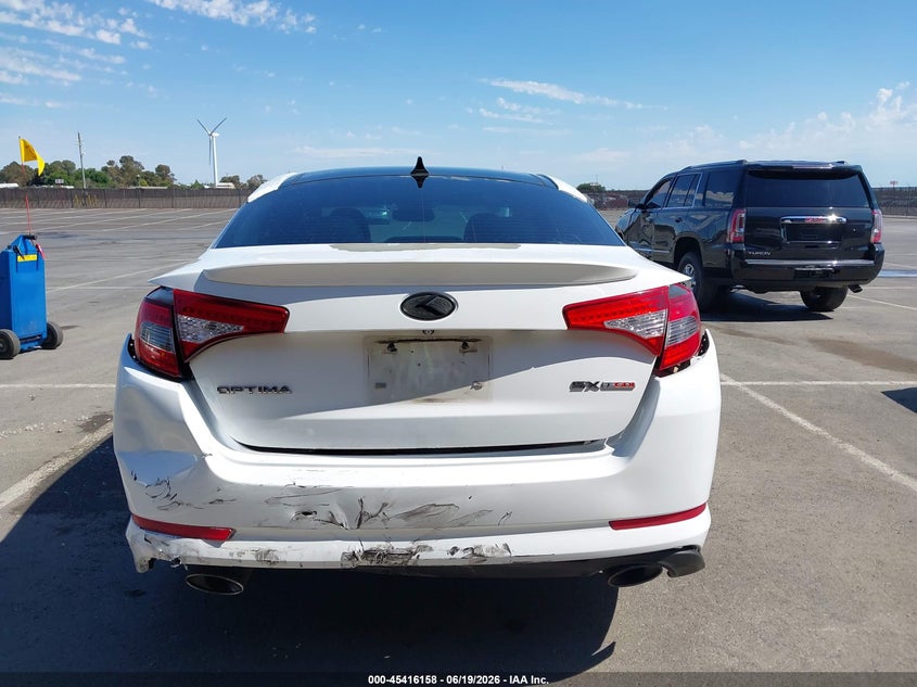 2013 Kia Optima VIN 5XXGR4A61DG127441 IAAI salvage auction — REAR END, Salvage (California), sold $1,350 on 2026-07-07 (photo 6)