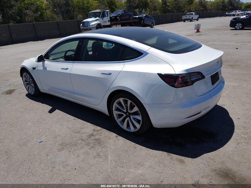2020 Tesla Model 3 VIN 5YJ3E1EB6LF621344 IAAI salvage auction — FRONT END, Salvage (California), sold $5,300 on 2026-07-29 (photo 3)