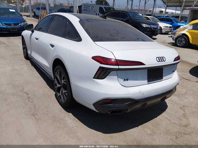 2026 Audi A6 VIN WAU55CFN0TN024184 IAAI salvage auction — FRONT END, Salvage (California), sold $2,550 on 2026-07-29 (photo 3)