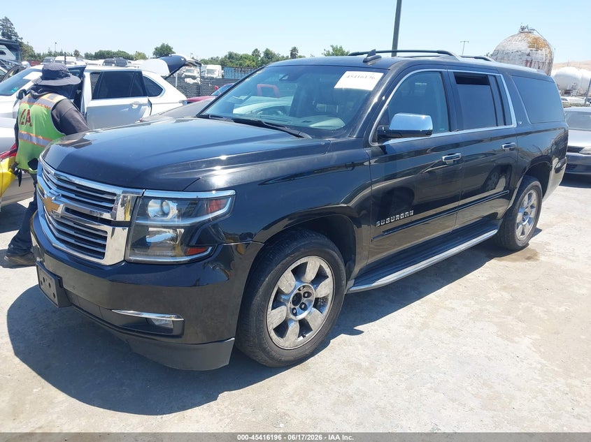 2016 Chevrolet Suburban VIN 1GNSKJKC9GR242489 IAAI salvage auction — NORMAL WEAR, Clear - Dealer Only (California), sold $3,125 on 2026-07-09 (photo 2)