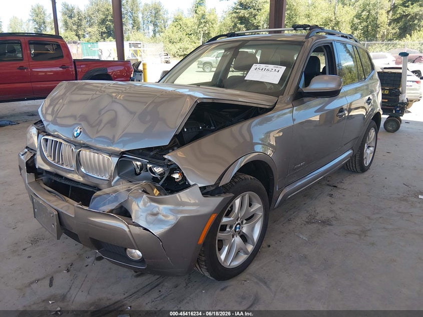 2010 BMW X3 VIN WBXPC9C41AWJ33781 IAAI salvage auction — FRONT END, Bill Of Sale (Washington), sold $375 on 2026-07-08 (photo 2)