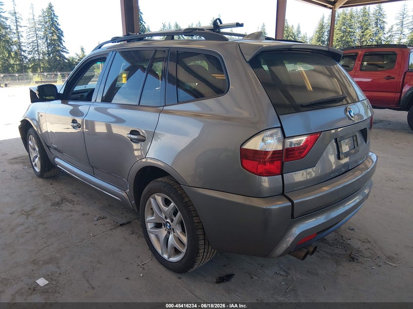 2010 BMW X3 VIN WBXPC9C41AWJ33781 IAAI salvage auction — FRONT END, Bill Of Sale (Washington), sold $375 on 2026-07-08 (photo 3)