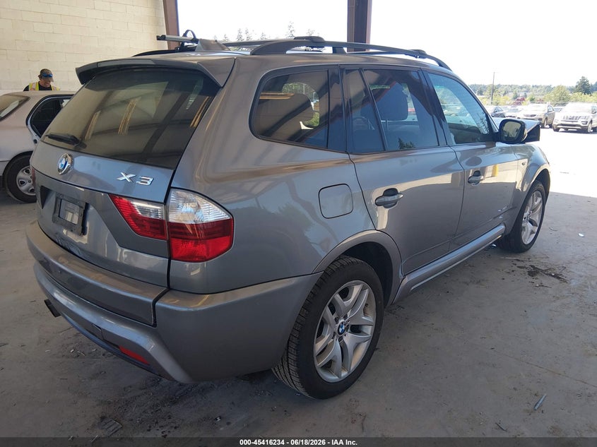 2010 BMW X3 VIN WBXPC9C41AWJ33781 IAAI salvage auction — FRONT END, Bill Of Sale (Washington), sold $375 on 2026-07-08 (photo 4)