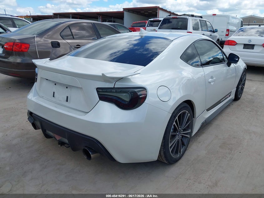 2013 Subaru Brz VIN JF1ZCAB10D1609752 IAAI salvage auction — FRONT & REAR, Salvage (Texas), sold $1,400 on 2026-07-21 (photo 4)