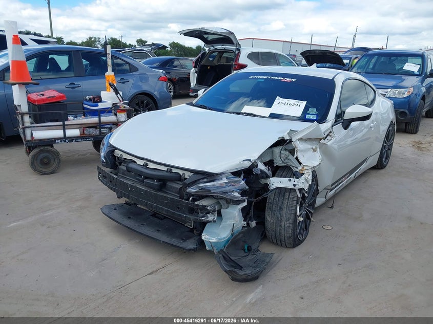 2013 Subaru Brz VIN JF1ZCAB10D1609752 IAAI salvage auction — FRONT & REAR, Salvage (Texas), sold $1,400 on 2026-07-21 (photo 6)
